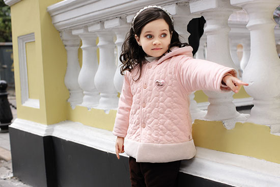 卡拉貝熊兒童外套(粉色)