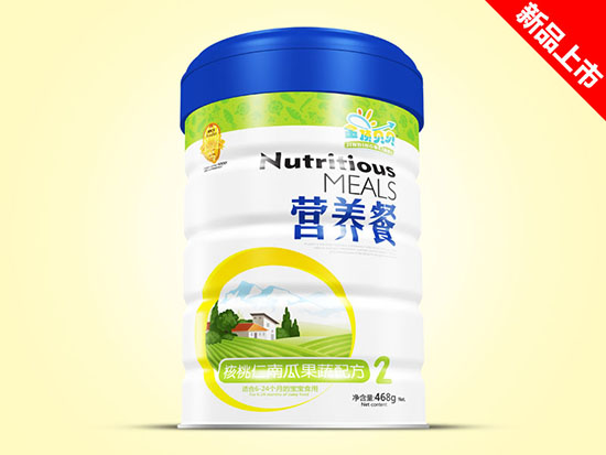 金頂貝貝營(yíng)養(yǎng)餐鐵聽-核桃仁南瓜果蔬