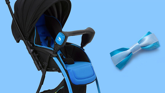 可思貝防霧霾yinge推車(幻藍)