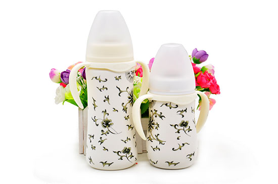 貝斯比青花瓷弧形寬口自動(dòng)奶瓶