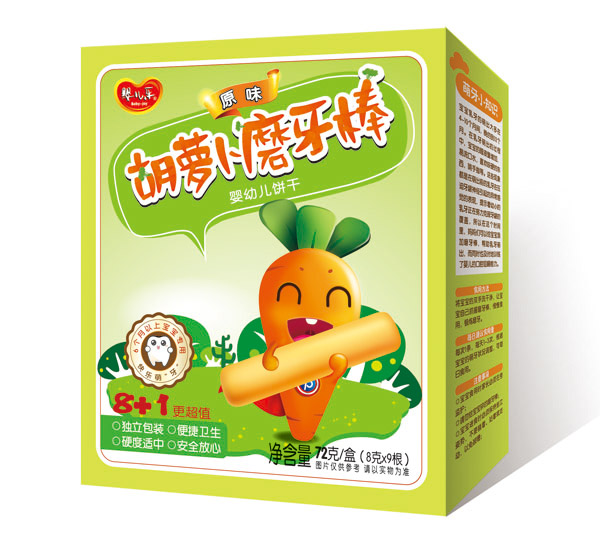 yinge樂(lè)原味胡蘿卜磨牙棒