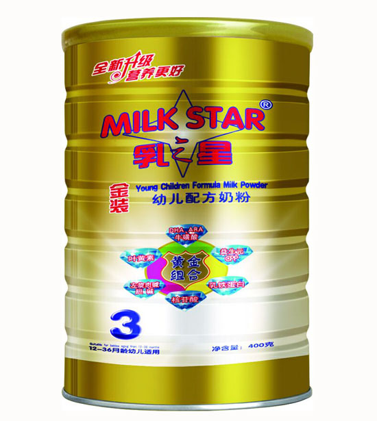 乳之星金裝yingye奶粉3段(聽裝)