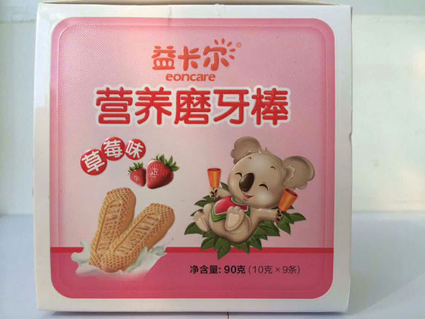 益卡爾營(yíng)養(yǎng)磨牙棒草莓味