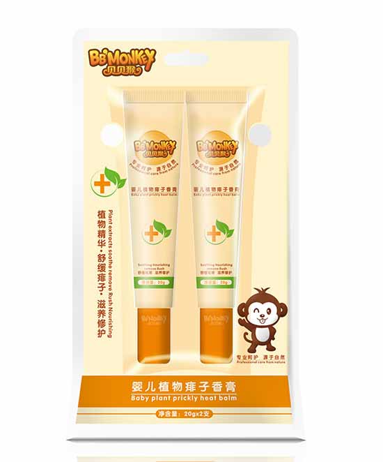 貝貝猴yinge植物痱子香膏