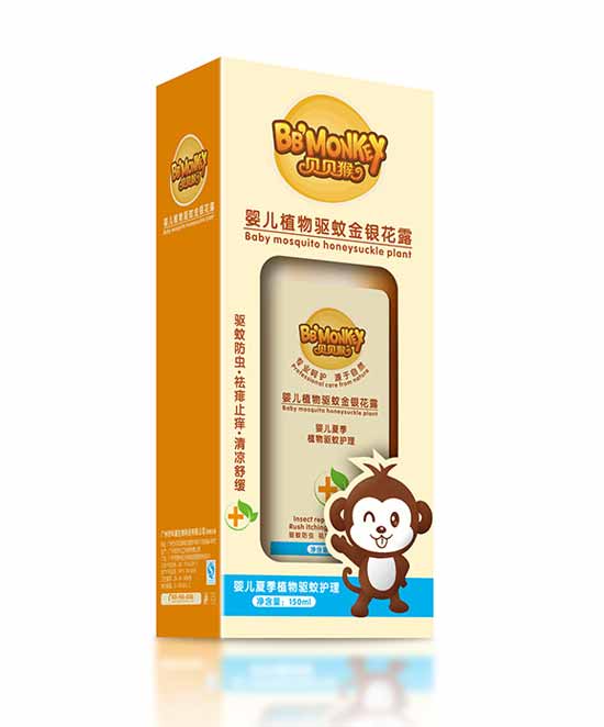 貝貝猴yinge植物驅(qū)蚊金銀花露