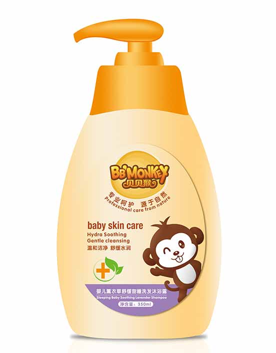 貝貝猴yinge薰衣草舒緩甜睡洗發(fā)沐浴露