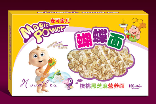 麥可寶兒核桃黑芝麻營養(yǎng)面