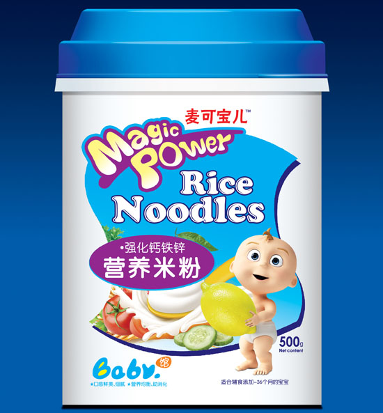 麥可寶兒強化鈣鐵鋅營養(yǎng)配方米粉
