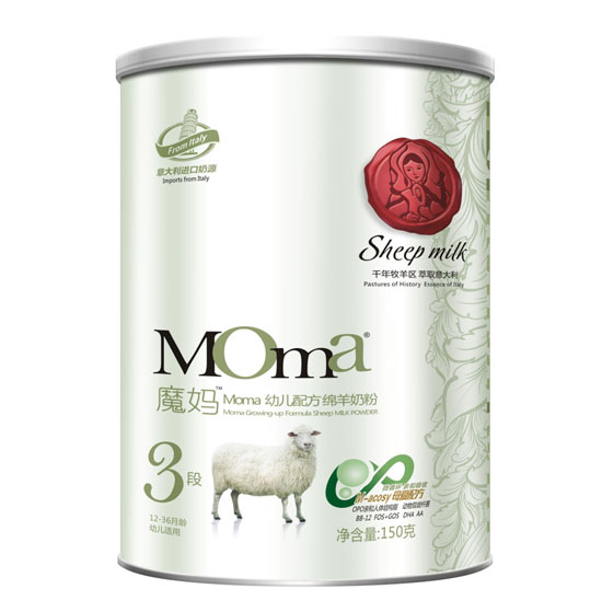 Moma魔媽youe配方綿羊奶粉3段150克