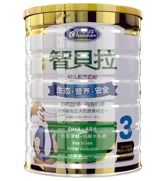 智貝拉金裝youe配方奶粉3段