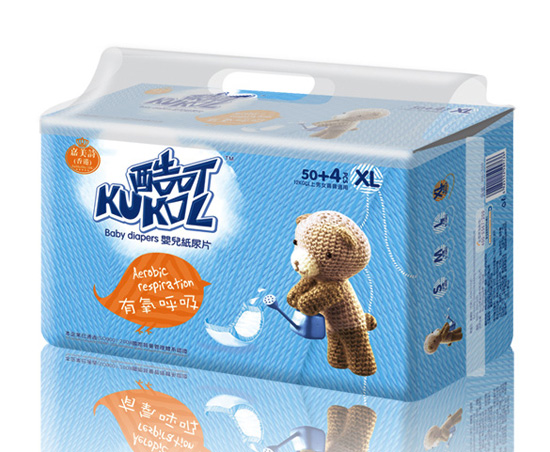 酷可有氧呼吸yinge紙尿片XL碼54片大包