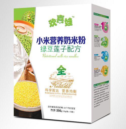 歡喜娃綠豆蓮子配方小米營養(yǎng)奶米粉