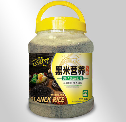 歡喜娃D(zhuǎn)HA果蔬配方黑米營養(yǎng)米粉