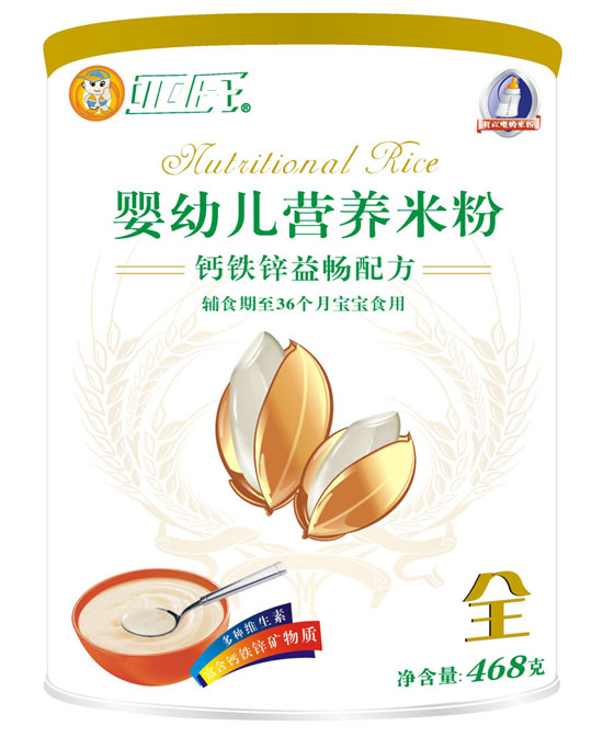 亞氏鈣鐵鋅益暢yingye米粉罐裝