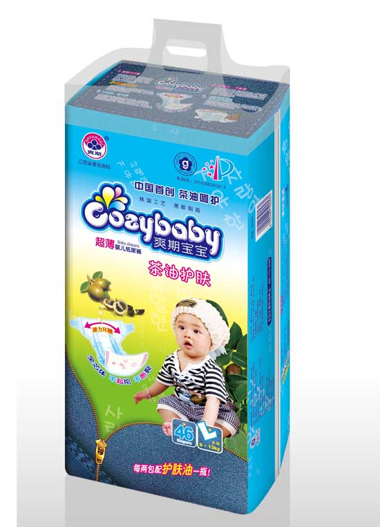 爽期寶寶茶油護(hù)膚yinge紙尿褲L碼