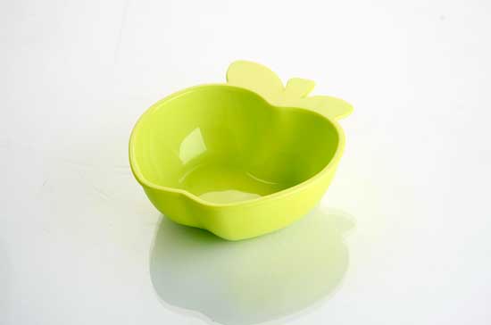 樂(lè)米樂(lè)田園系列蘋(píng)果兒童小碗(綠色)