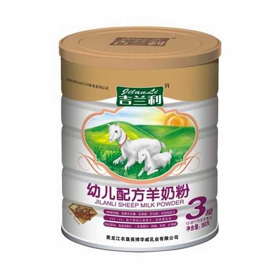 吉蘭利金冠yinge配方羊奶3段360克