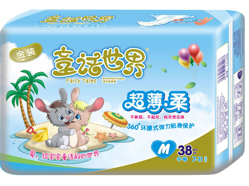 童話世界超薄柔紙尿褲M