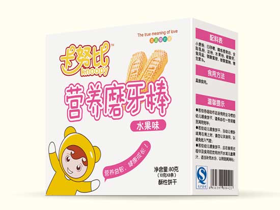 卡努比水果味營(yíng)養(yǎng)磨牙棒