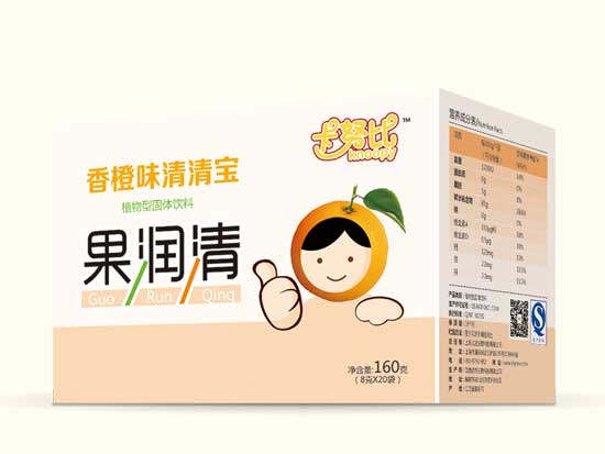 卡努比香橙味果潤清清清寶(盒)