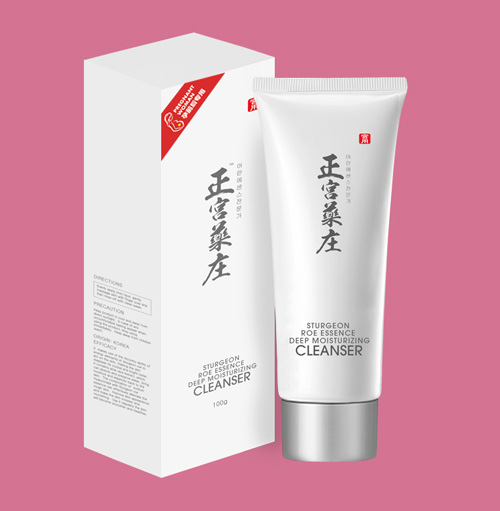 正宮藥莊魚(yú)子精華緊致提升保濕潔面乳