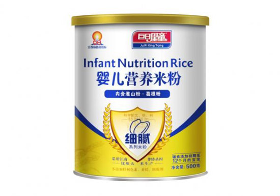 巨日星童細膩型淮山粉+葛根粉yinge營養(yǎng)米粉(聽裝)