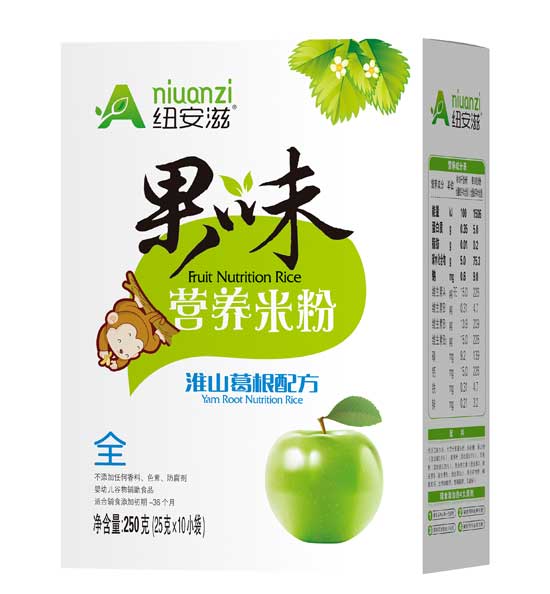 紐安滋淮山葛根配方果味營(yíng)養(yǎng)米粉(盒)