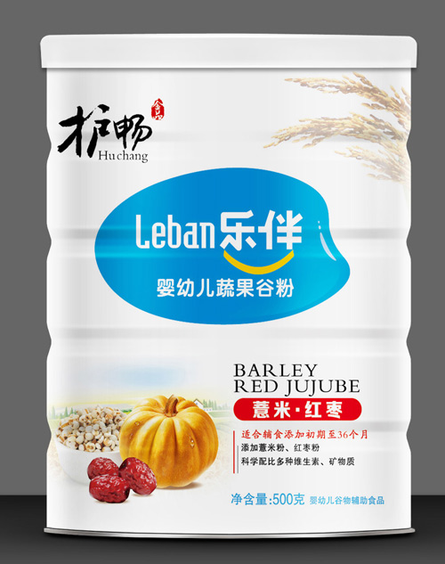 樂(lè)伴薏米紅棗yingye蔬菜谷粉500克