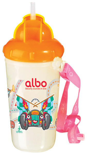 愛樂寶-270ml雙層保鮮杯橘黃