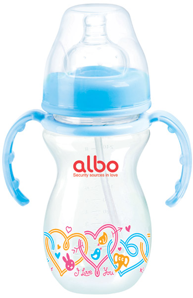 愛(ài)樂(lè)寶270mlPP葫蘆奶瓶水杯組合裝藍(lán)