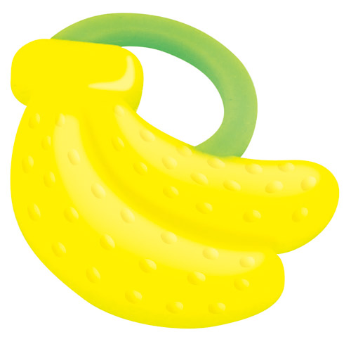 愛(ài)樂(lè)寶香蕉硅膠牙膠