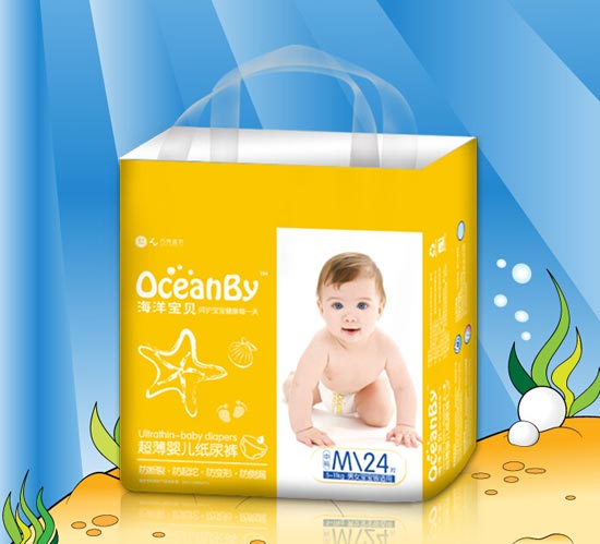 海洋寶貝超薄yinge尿不濕M碼24片
