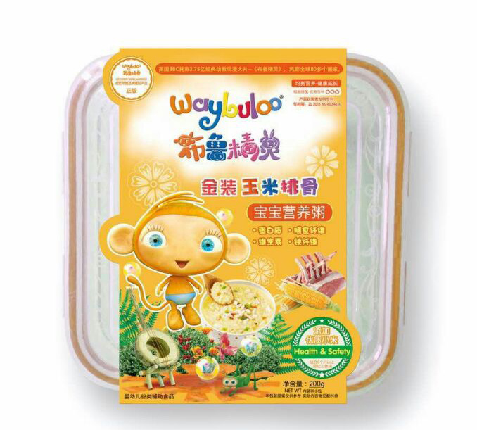 布魯精靈金裝玉米排骨寶寶營(yíng)養(yǎng)粥