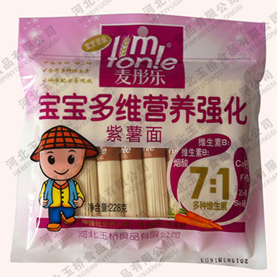 麥彤樂(lè)寶寶多維營(yíng)養(yǎng)強(qiáng)化紫薯掛面