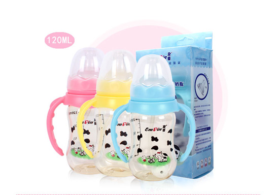 皇嬰標(biāo)口PPSU自動奶瓶120ML