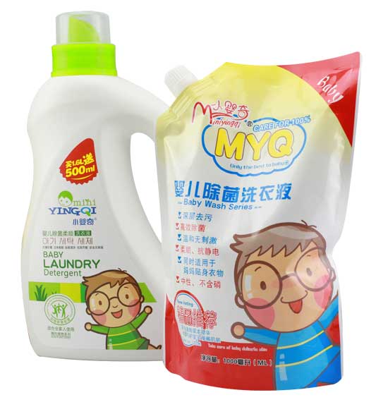 小嬰奇yinge除菌洗衣液袋裝+瓶裝