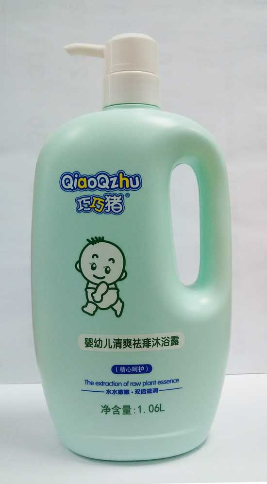 巧巧豬yingye清爽袪痱沐浴露1