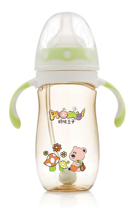 媽咪王子PPSU寬口自動(dòng)吸300ml企鵝奶瓶