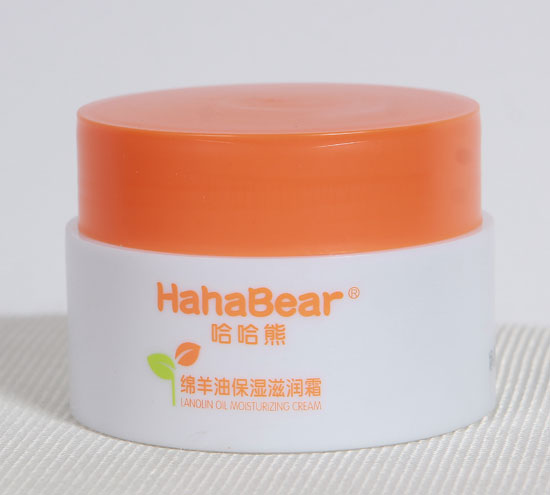哈哈熊綿羊油滋潤霜內瓶照片