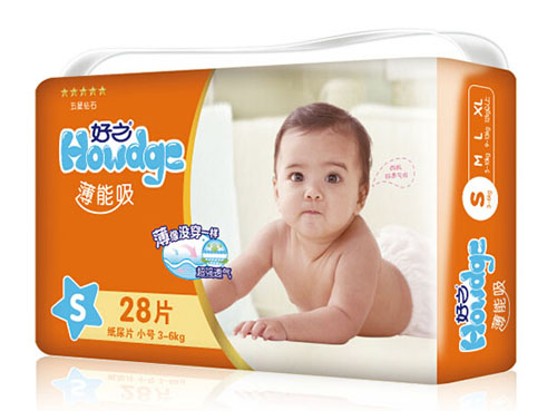 好之薄能吸yinge紙尿片S碼28片