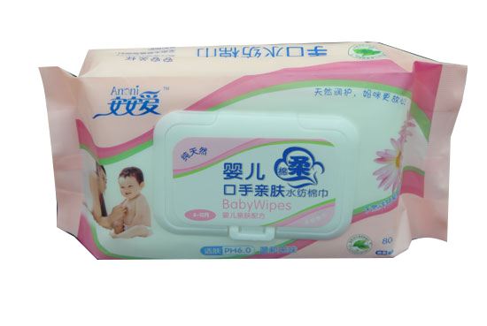 安安愛yinge口水親膚水紡棉巾80片