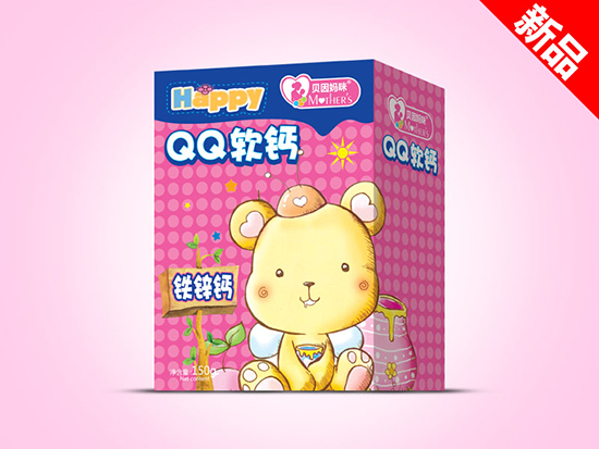 貝因媽咪鐵鋅鈣QQ軟鈣