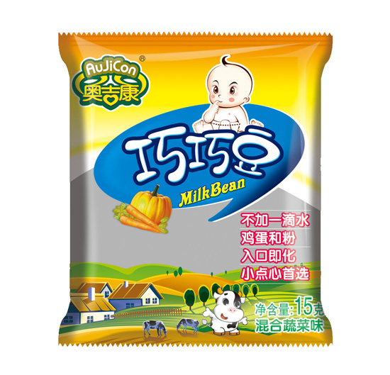 奧吉康yinge巧巧豆蔬菜味