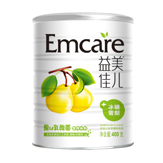 益美佳兒冰糖雪梨果U乳酸菌營養(yǎng)米粉