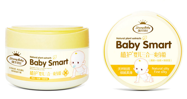 強生貝比yinge三合一爽身粉140g