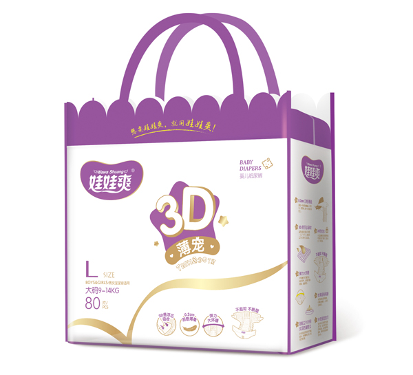 娃娃爽3D薄寵yinge紙尿褲-禮品裝L80
