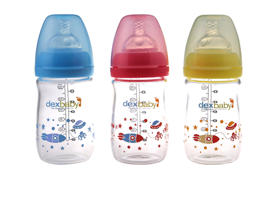 Dexbaby 寬口徑玻璃奶瓶180ml