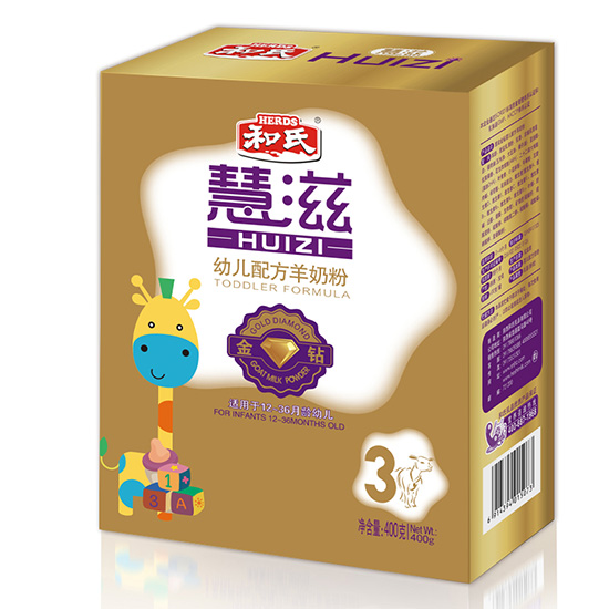 慧滋金鉆youe配方羊奶粉3段盒
