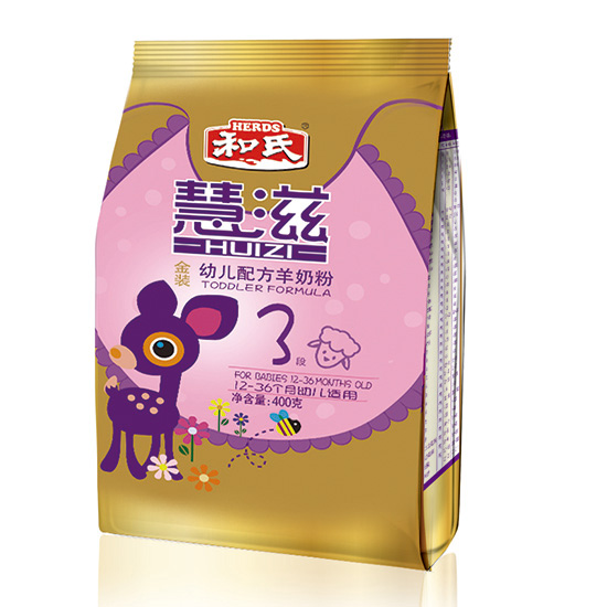 慧滋金裝youe配方羊奶粉3段袋裝