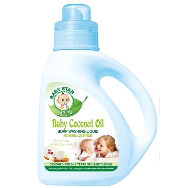 孩子星天然椰油yinge洗衣皂液